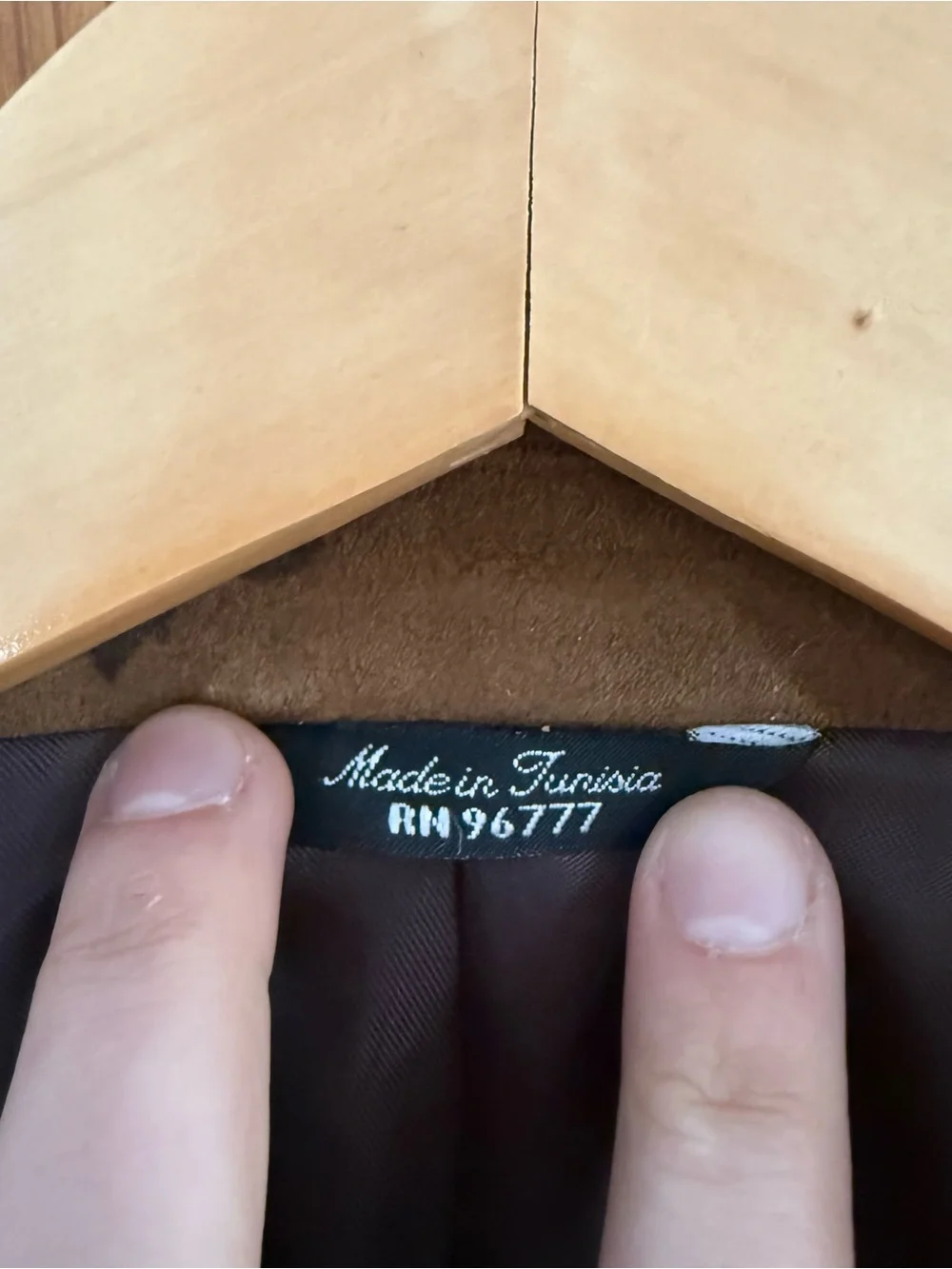 Chaps Ralph Lauren Men’s Two Button Brown Blazer Suede Sport Coat Jacket 40R